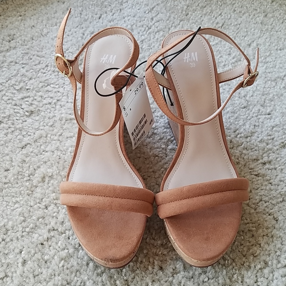 NWT H&M wedge sandals